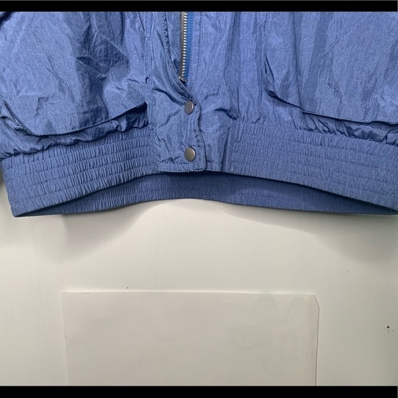 ❄️ Nouvelle Vague Joola vintage, blue puffy windbreaker jacket - Picture 8 of 12